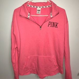 Pink Victoria’s Secret Pink Zip Up Pullover